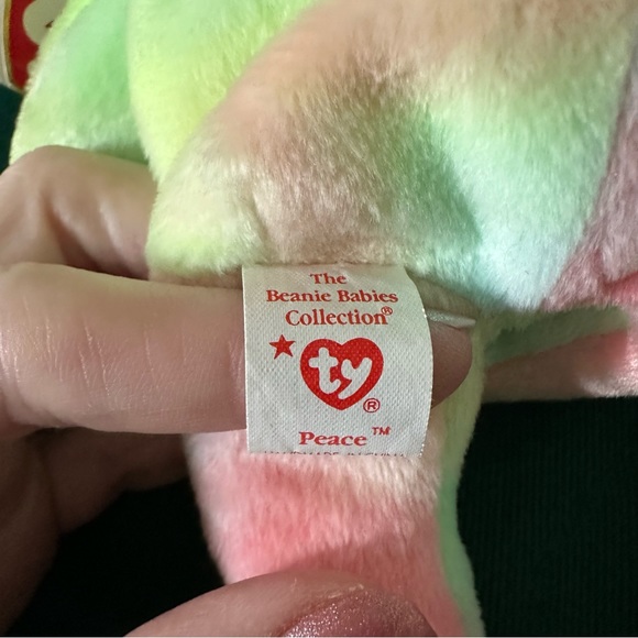 1996 NWT “Peace” Ty Beanie Baby… authentic and never played with. - Picture 7 of 10